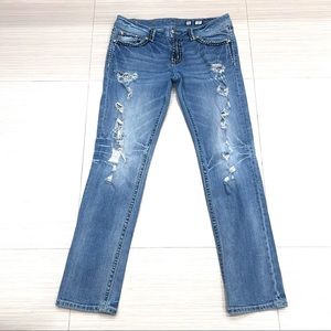 MISS ME boyfriend ankle jeans